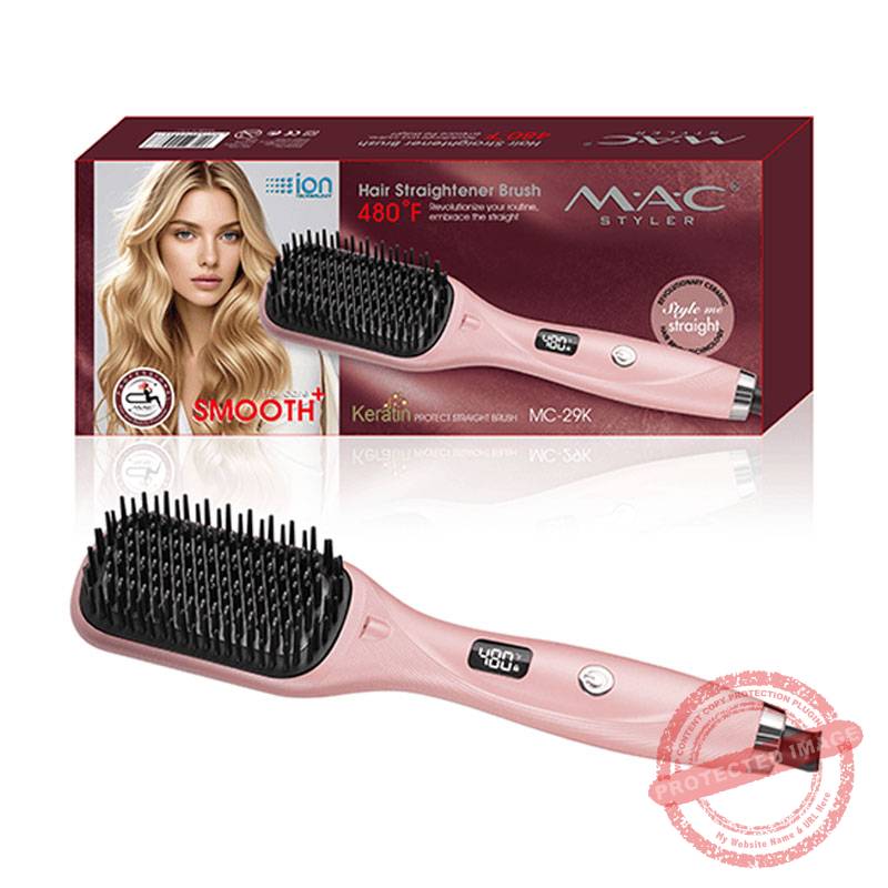 MC-29K برس حرارتی کراتینه مک استایلر صورتی پاستیلی مدل MC ۲۹ - Image 1